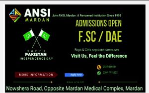 Admission notice for ANSI College of Engineering Technology & Sciences